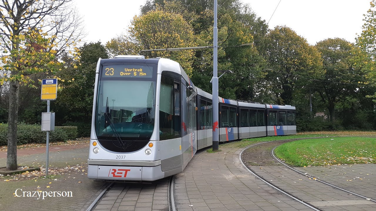 Herfst Cabinerit RET Tram 23 Beverwaard - Rotterdam Centraal