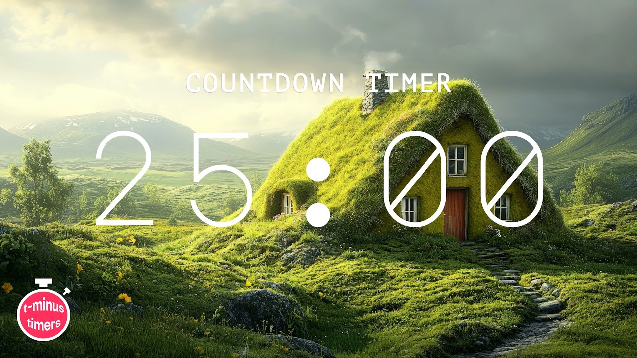25 Minute Timer⏳ | 🌿 Soothing Cinematic & Ambient Soundtrack