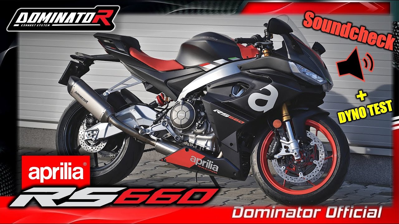 Aprilia RS 660 | Dominator Exhaust Sound | DYNO Test