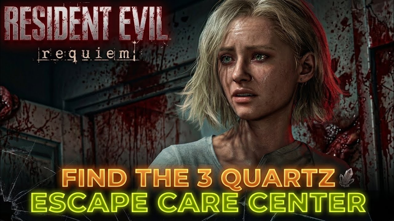 Escape the Care Center Walkthrough | Find the 3 Quartz | Resident Evil Requiem RE9