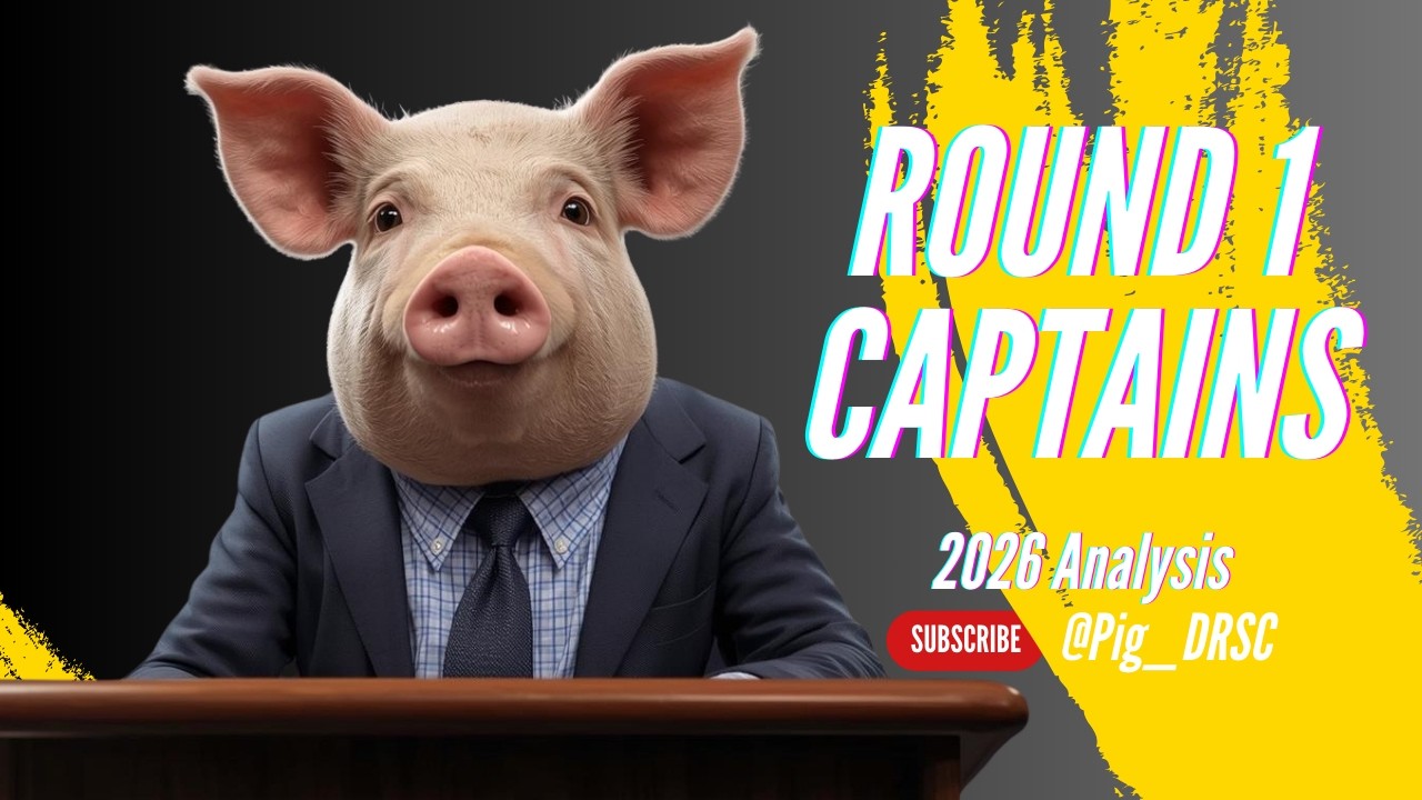 Pig&rsquo;s *ROUND 1* Captaincy Options | AFL SuperCoach 2026