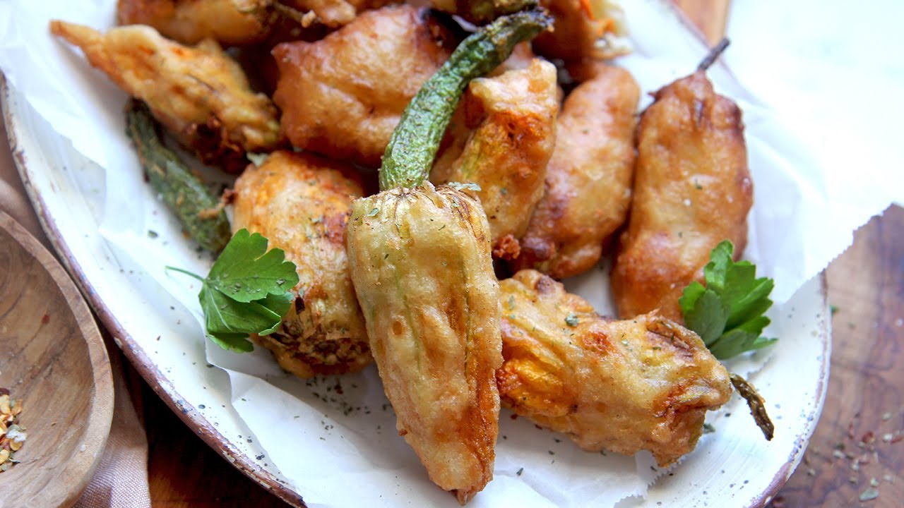 Nonna's Zucchini Flower Fritters