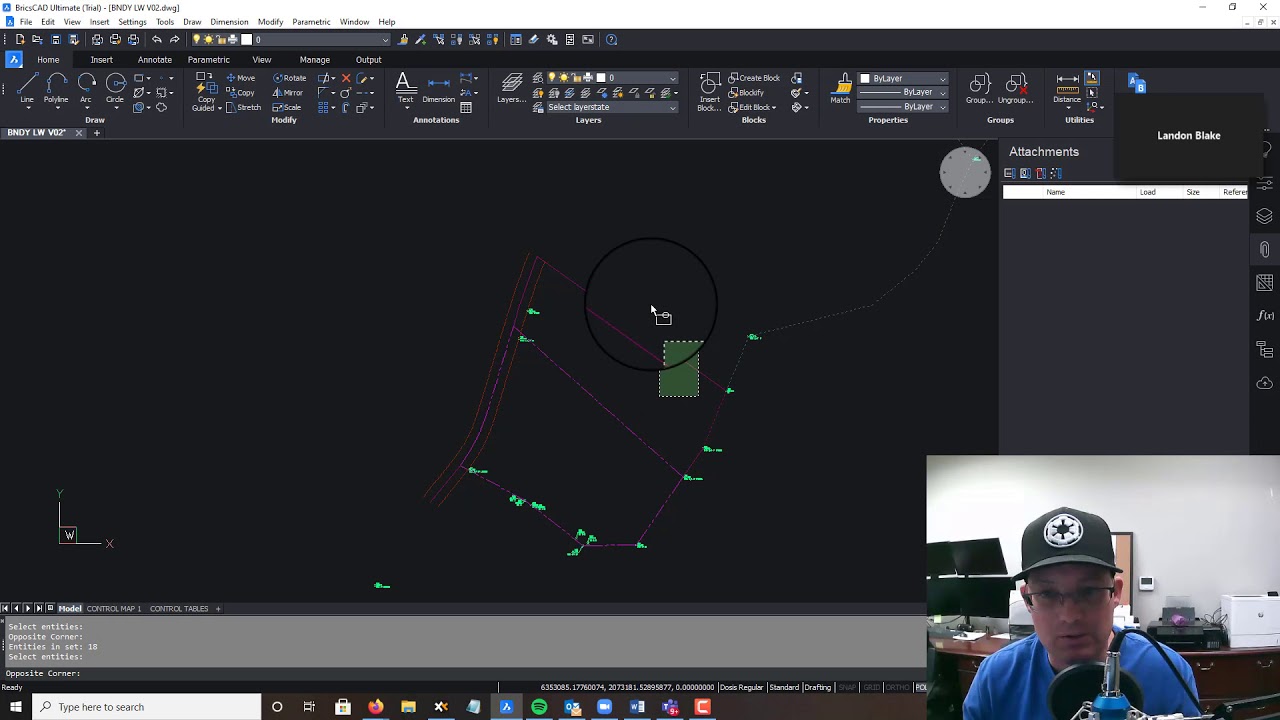 CAD Basics: Creating And Selecting Groups To Move And Rotate Entities In BricsCAD