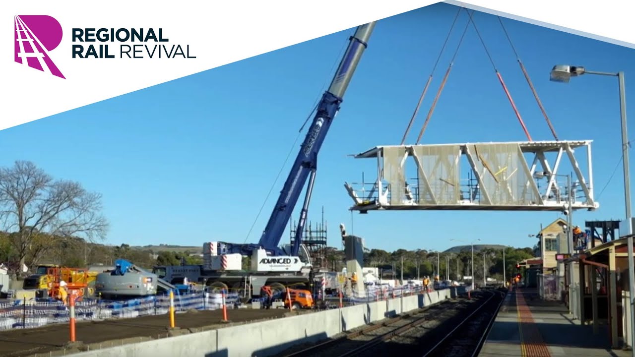 New Bacchus Marsh Station overpass