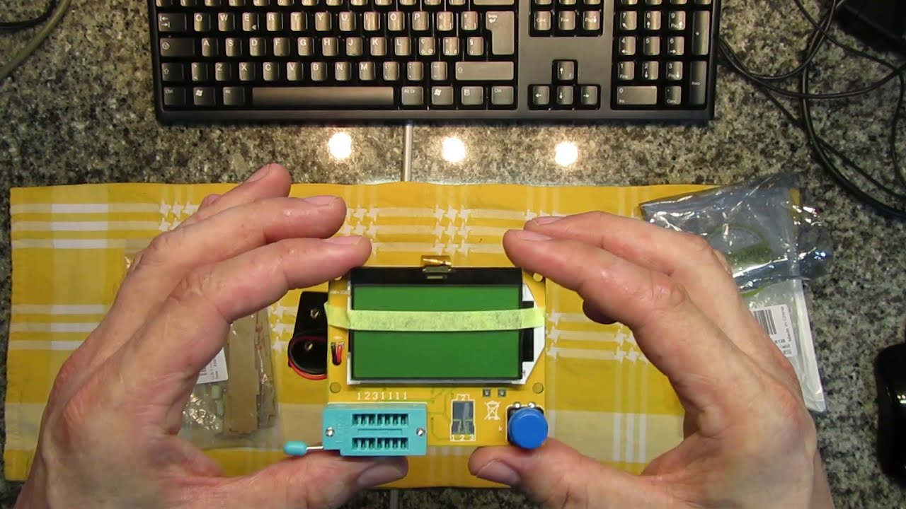 (Riedit video e audio) 328 Tester componenti  LCR-T4 ESR 328 vs Yosoo GM328