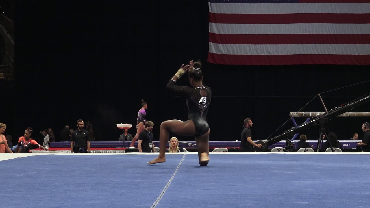 Trinity Thomas – Floor Exercise – 2018 U.S. Gymnastics Championships – Senior Women Day 2