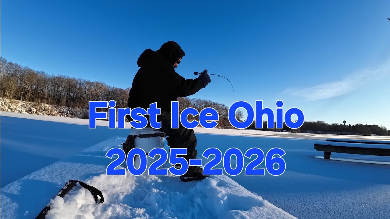 Ohio early ice 2025 staying safe on the dock icefishing no safe ice yet