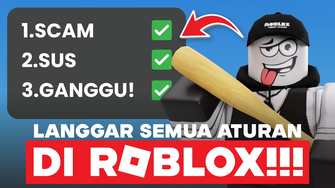 MIMIN LANGGAR ATURAN ROBLOX SAMPAI DI BANNED LAGI!! PART 2