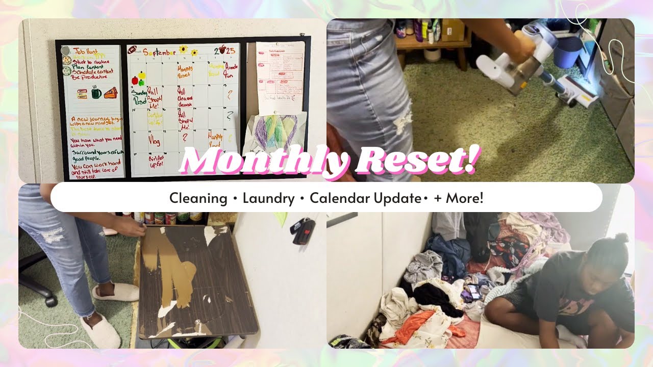 ✨ SEPTEMBER RESET: Tidy Home, Tidy Mind! | Productive Monthly Reset Routine 🧺🗓️