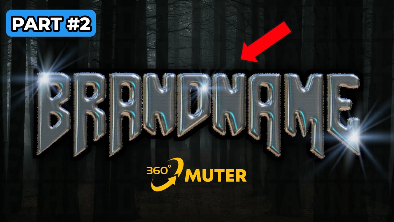 Tutorial efek chrome di HP | Bikin logo 3d berputar | Tutorial nomad sculpt