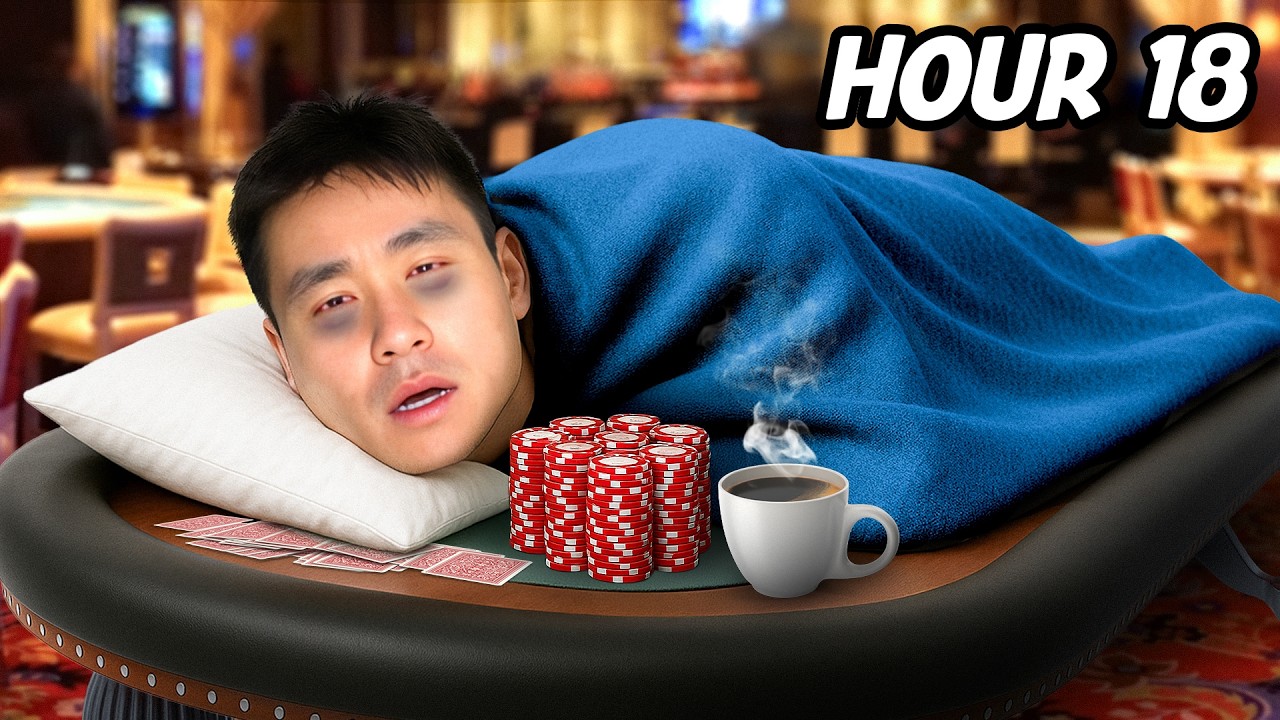 I Played Poker For 24 Hours Straight