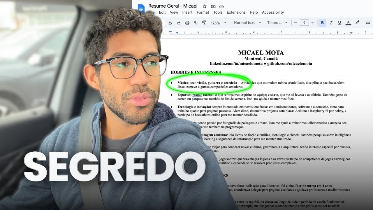 A estrat&eacute;gia que me deu uma vaga na gringa