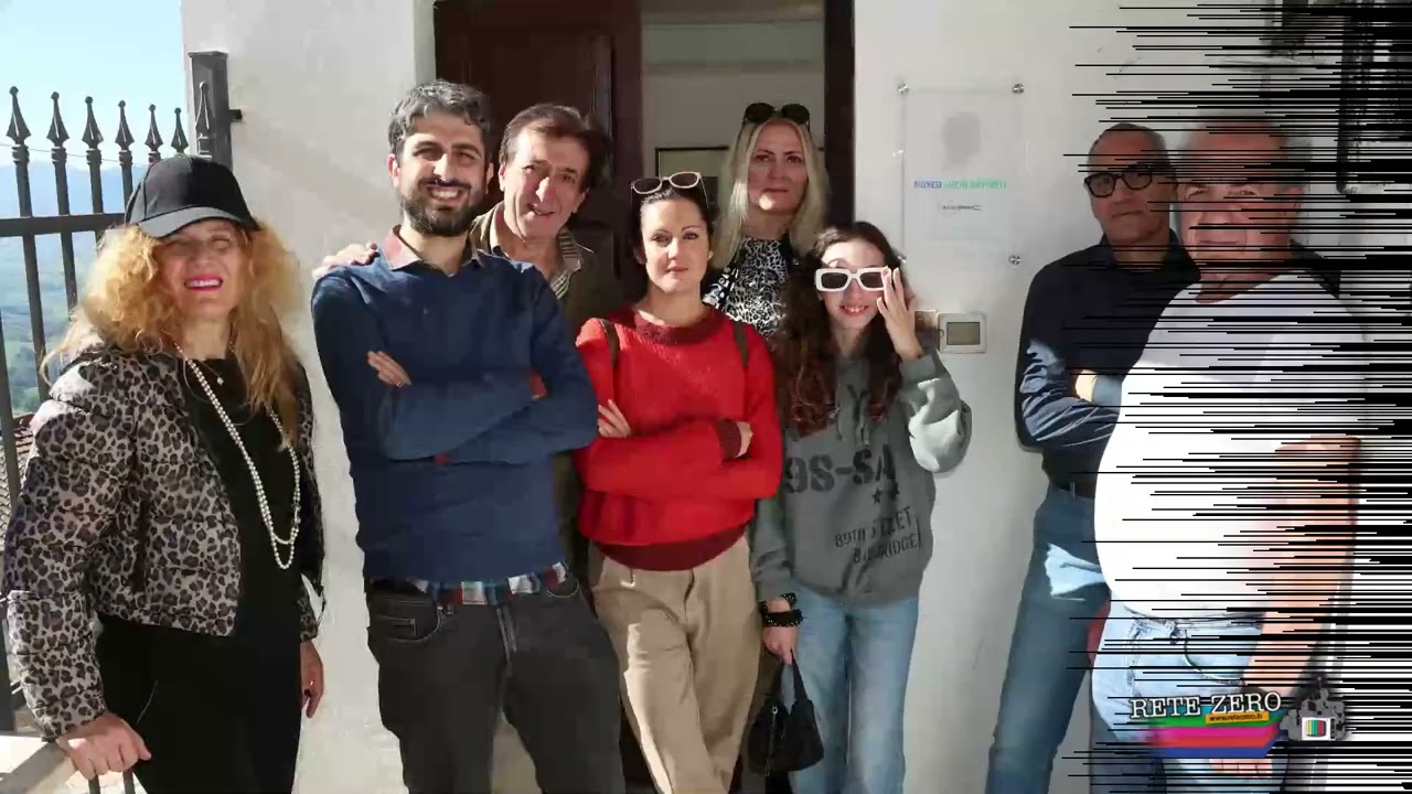 Inaugurazione della nuova artistica targa del Museo di Lucio Battisti a Poggio Bustone