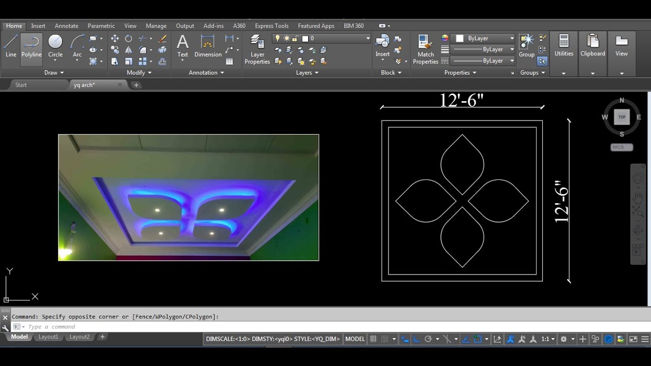 Проектирование подвесного потолка в AutoCAD — полное руководство