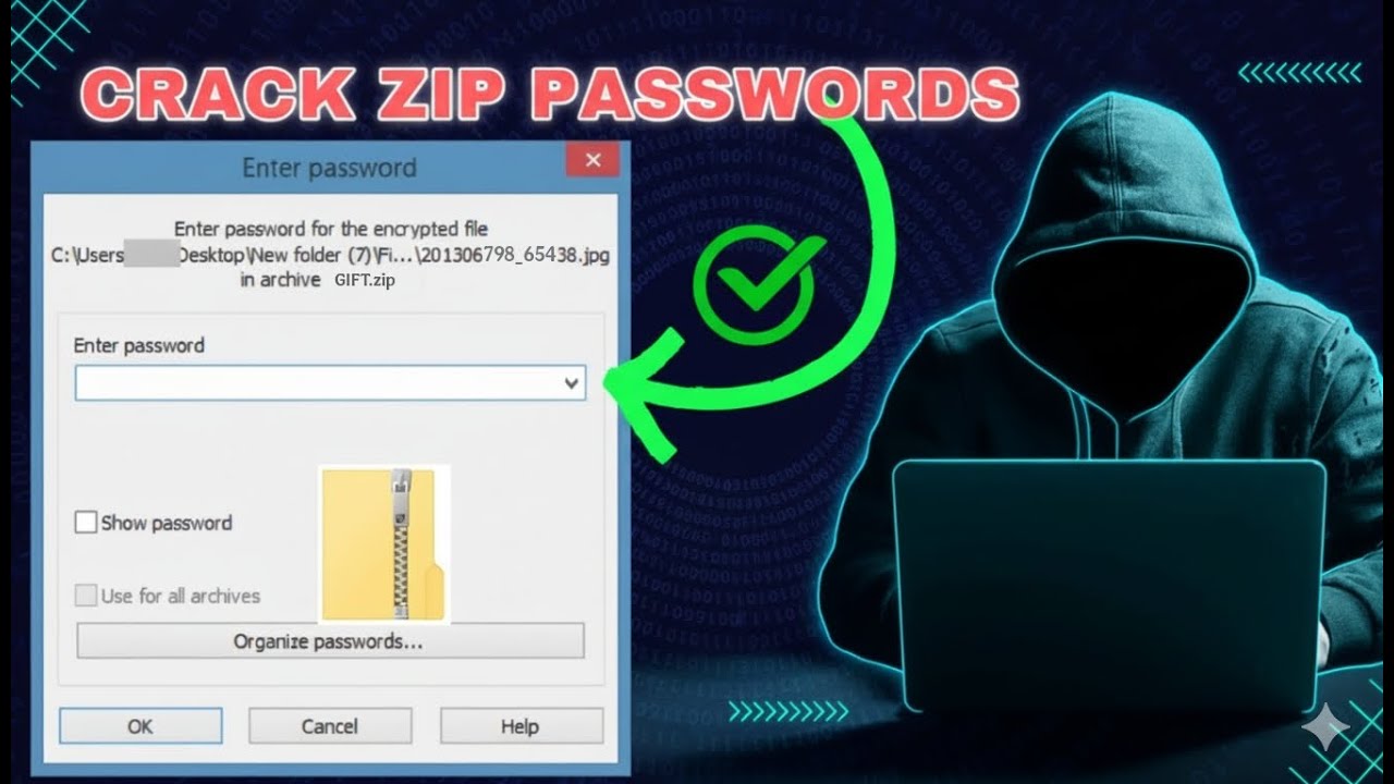 How Hackers Crack ZIP File Passwords? &mdash; TOO EASY! (Educational Purposes Only)