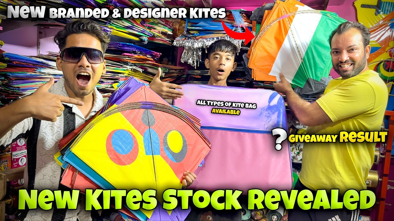 Flying Kite House🔥- REVEALED *NEW STOCK & DESIGNER FANCY KITES* | Cheapest Kite Market in Delhi 2025