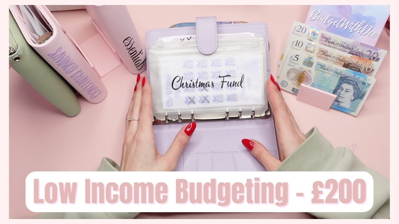 Cash Stuffing £200 (+£55 for savings!) | Low Income Budgeting | BudgetWithDee