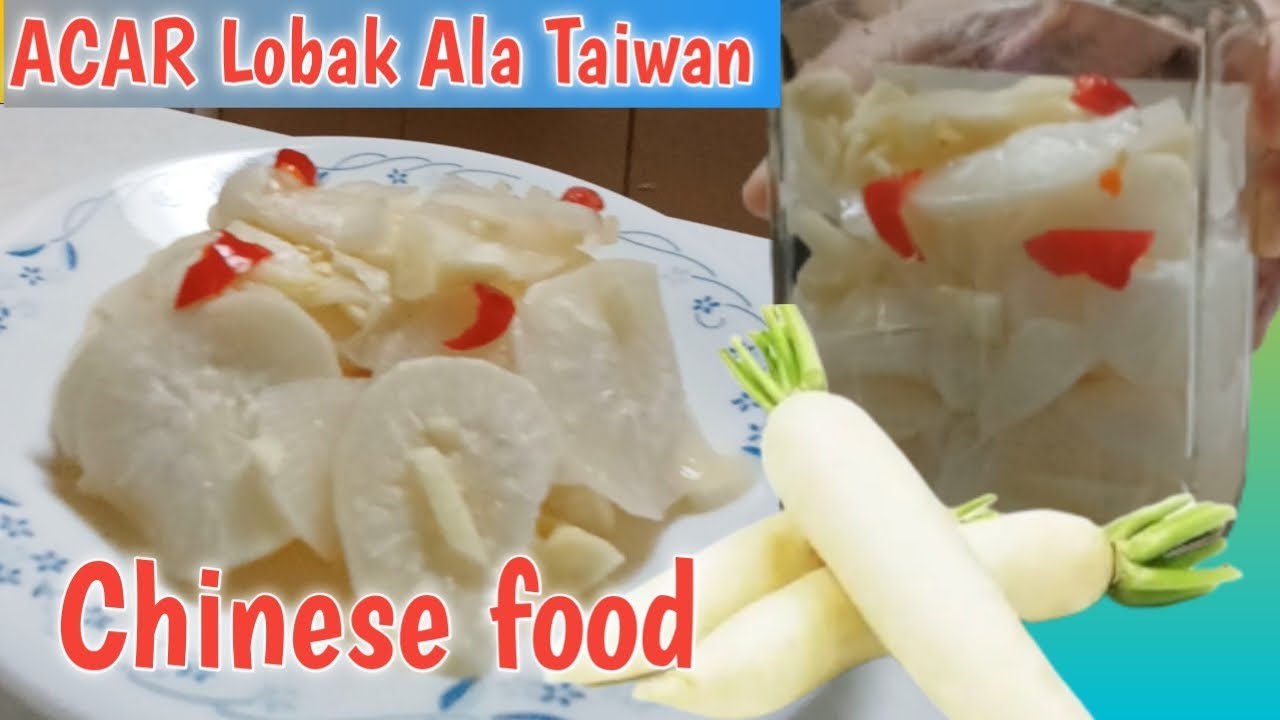 Cara membuat ACAR LOBAK yang enak ~ ACAR LOBAK Putih ala Taiwan ~ chinese food