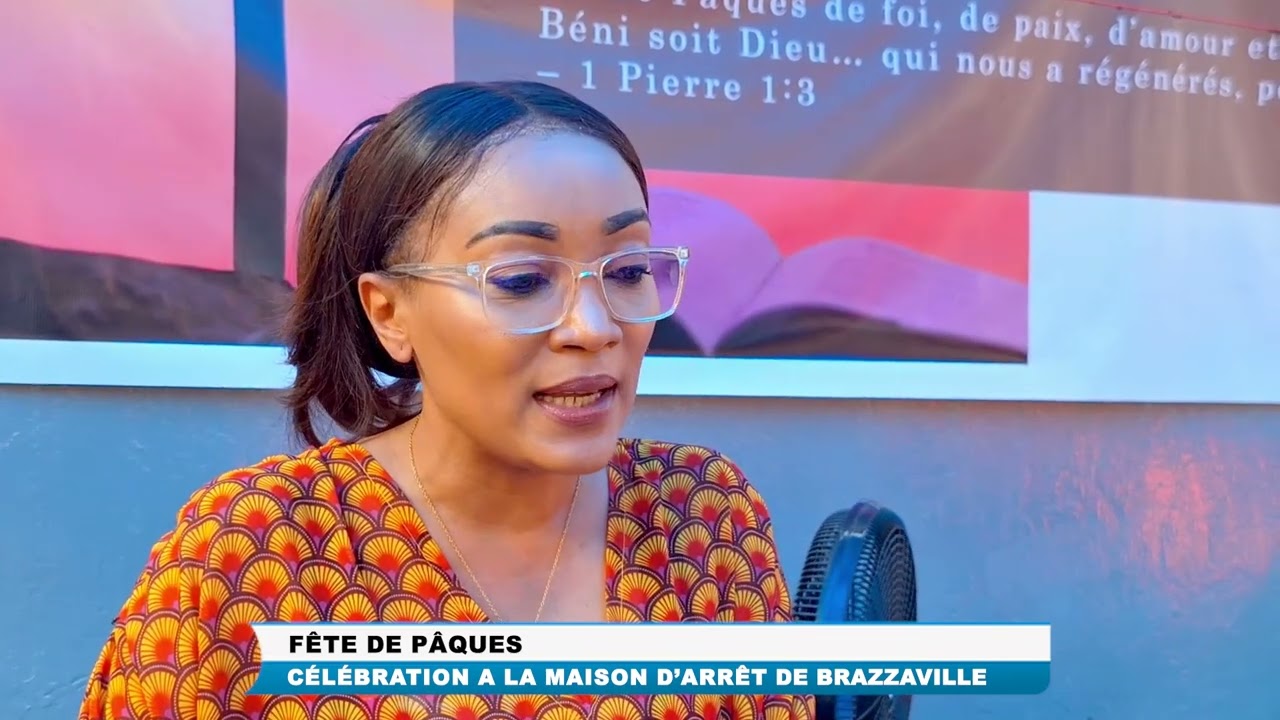 Célébration de la fête de pâques à la maison d’arrêt et de correction de Brazzaville.