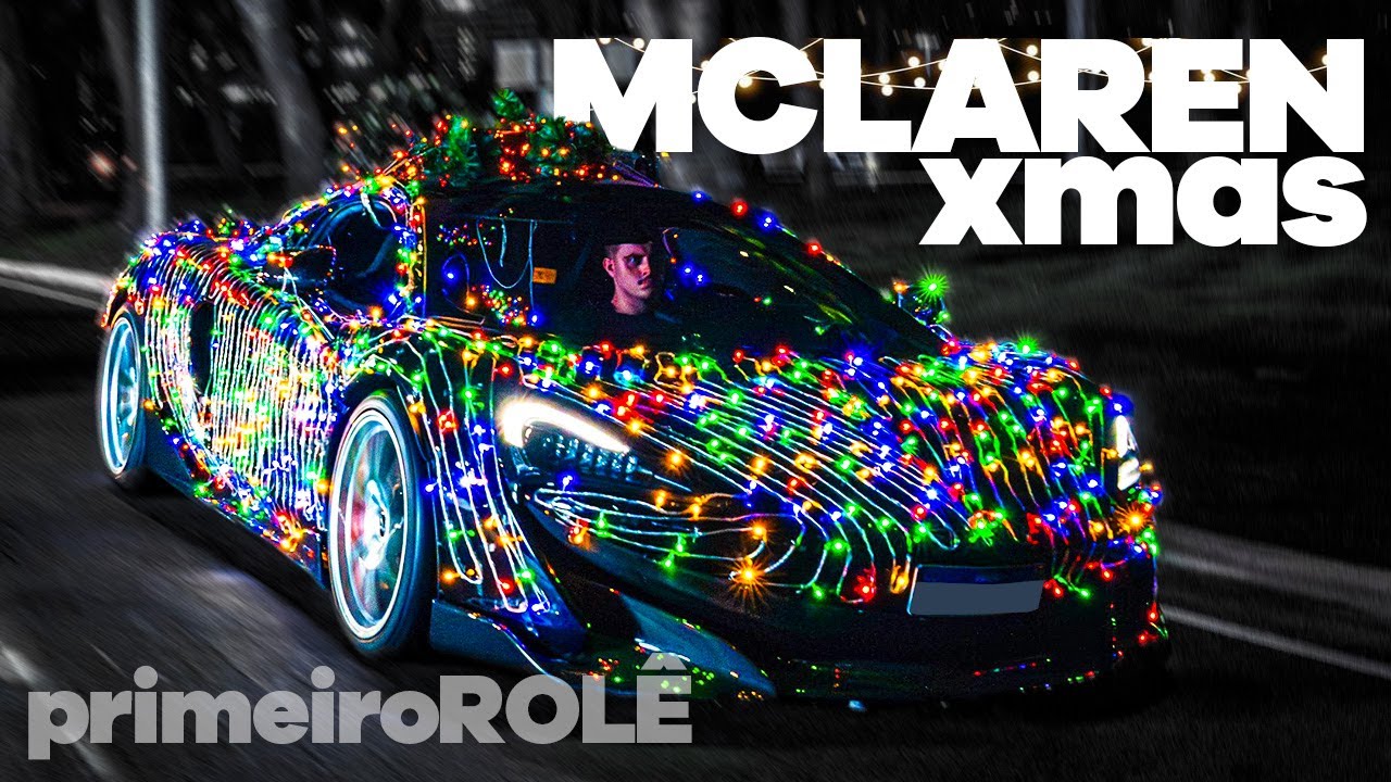 MCLAREN NATALINA DE 700CV!!🎄 FICOU PRONTA E FOMOS PRA RUA ACELERAR!!🚀