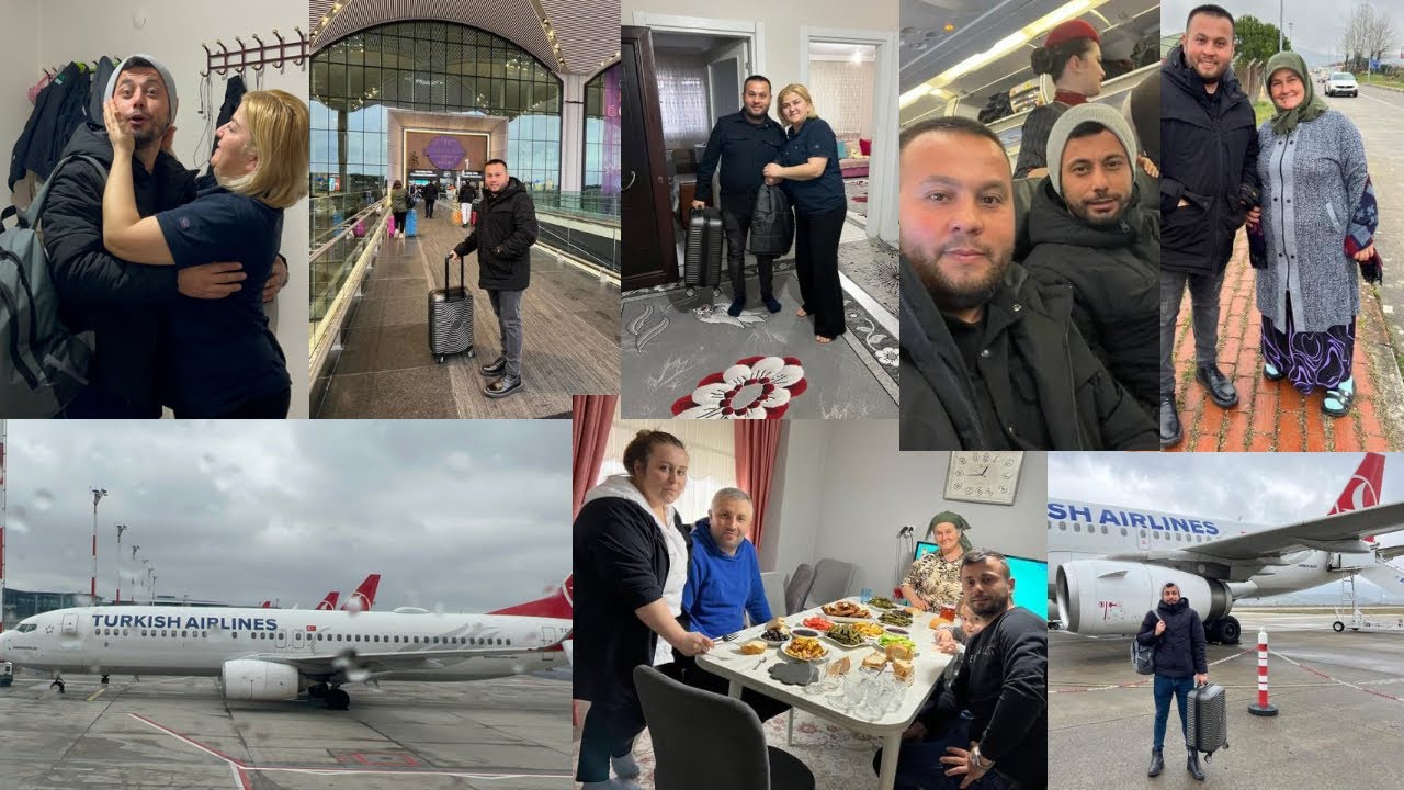 UÇAKTA ALİM'İN HEYACANI✈İSTANBUL'DAN EVE DÖNÜŞ✅ANMEM GÖRÜNCE💯#uçak #istanbul #zonguldak #umre