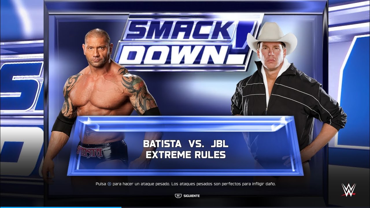WWE 2K25 Batista VS JBL - extreme rules