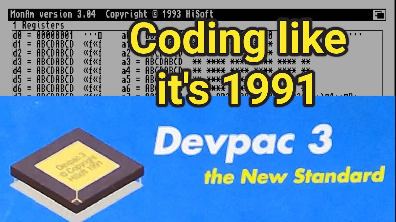 Looking back at Devpac 3 - Amiga Assembler, Linker & Debugger