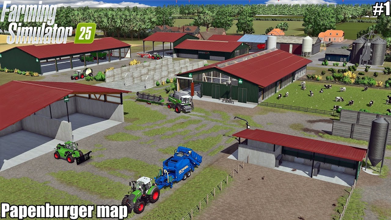 FS25! NEW CAREER, FARM CONSTRUCTION and BUYING EQUIPMENT│Papenburger Map│FS 25│1