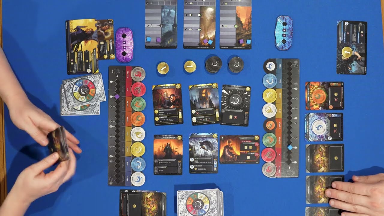 Mistborn The Deckbuilding Game Playthrough - Two Player
