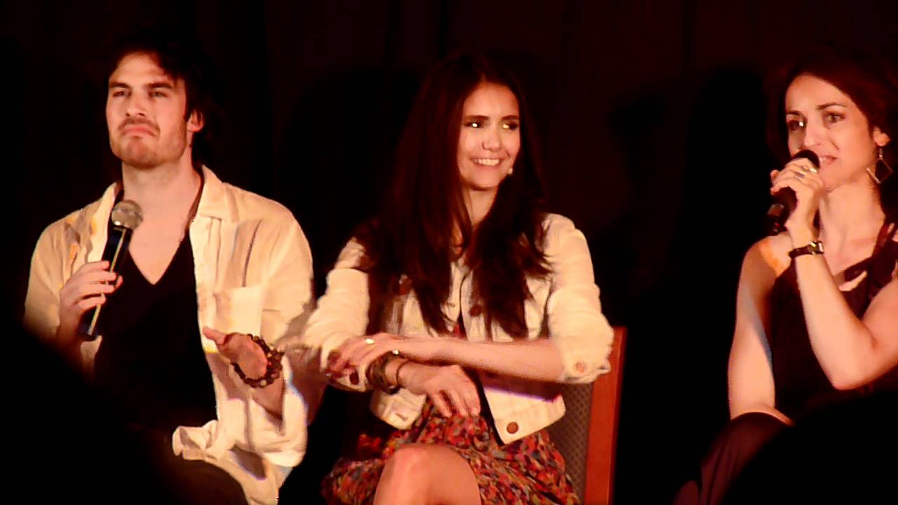 Ian Somerhalder & Nina Dobrev at the Mystic Love Convention !