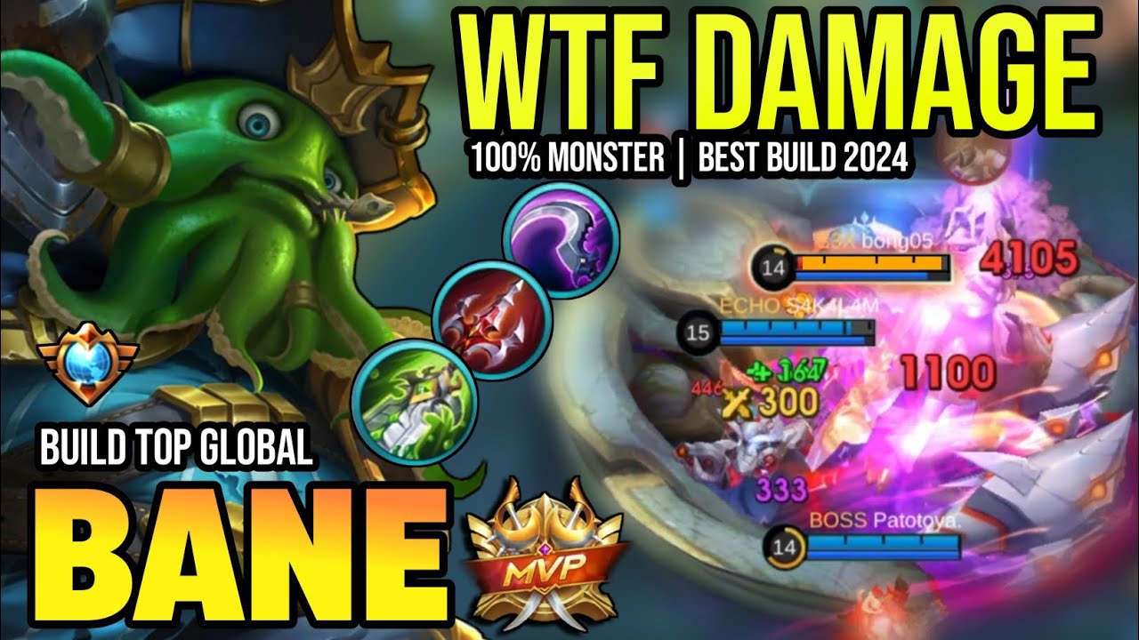 BANE BEST BUILD 2024 | BUILD TOP GLOBAL BANE GAMEPLAY | MOBILE LEGENDS✓