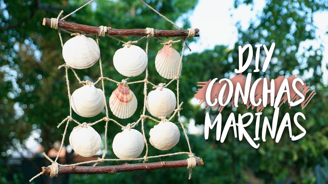 DIY deco: Móvil de conchas marinas + cómo hacer agujeros I DIYpnotizada
