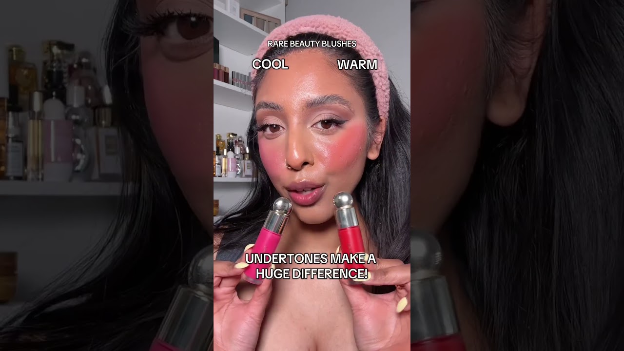 WARM VS COOL RARE BEAUTY BLUSH #makeup