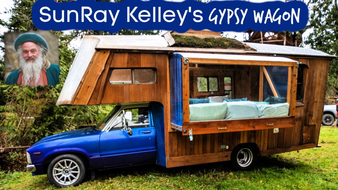 SunRay Kelley's GYPSY WAGON | Visionary Architect Shares His MAGICAL Tiny Home On Wheels