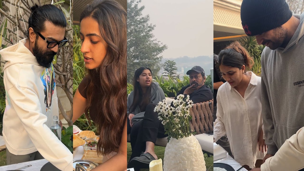 Chiranjeevi, Ram Charan & Family Celebrates Sankranthi | Mega Family Sankranthi Celebrations 2026