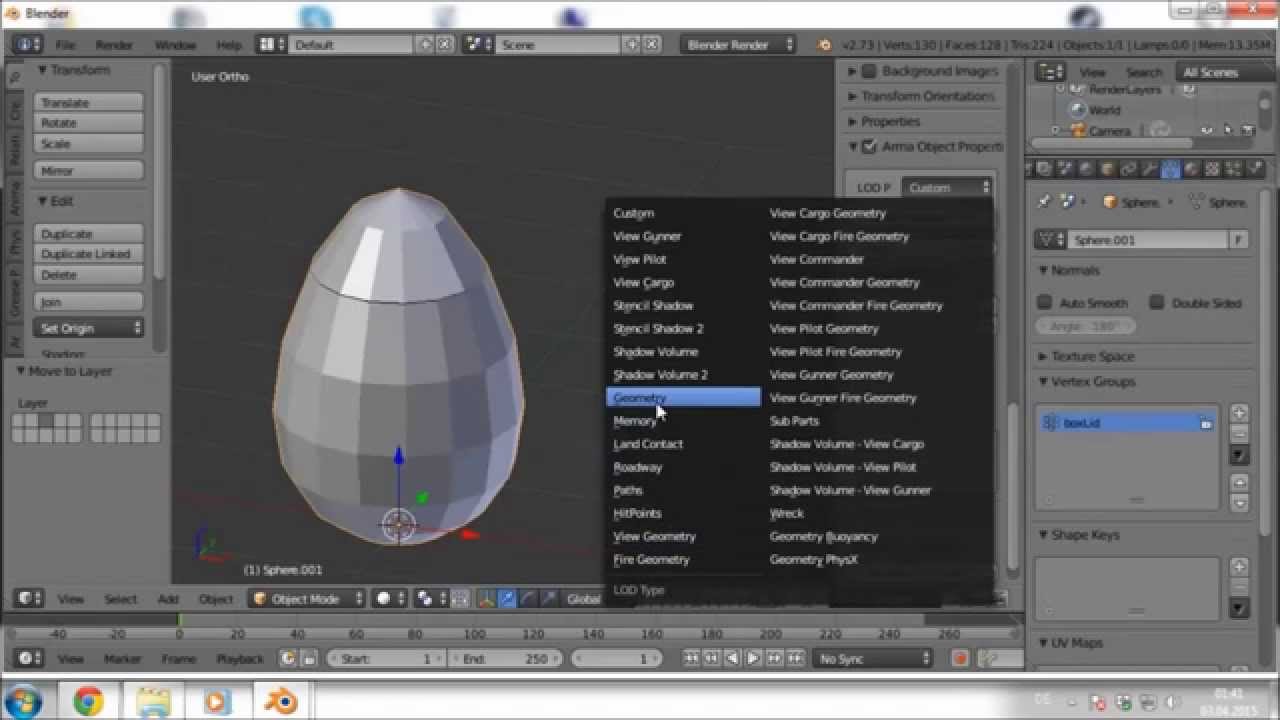 ArmA3 Moddeling Tutorial Teil 2 (German)