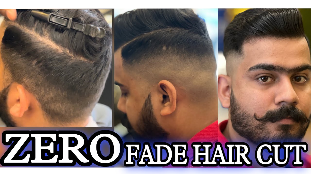 ZERO FADE HAIR CUT || STEP TO STEP P SQUARE SALON ||