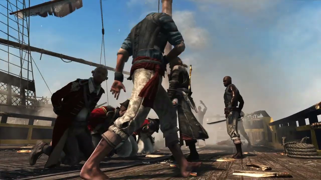 Assassin's Creed® IV Black flag naval combat gameplay pt 2