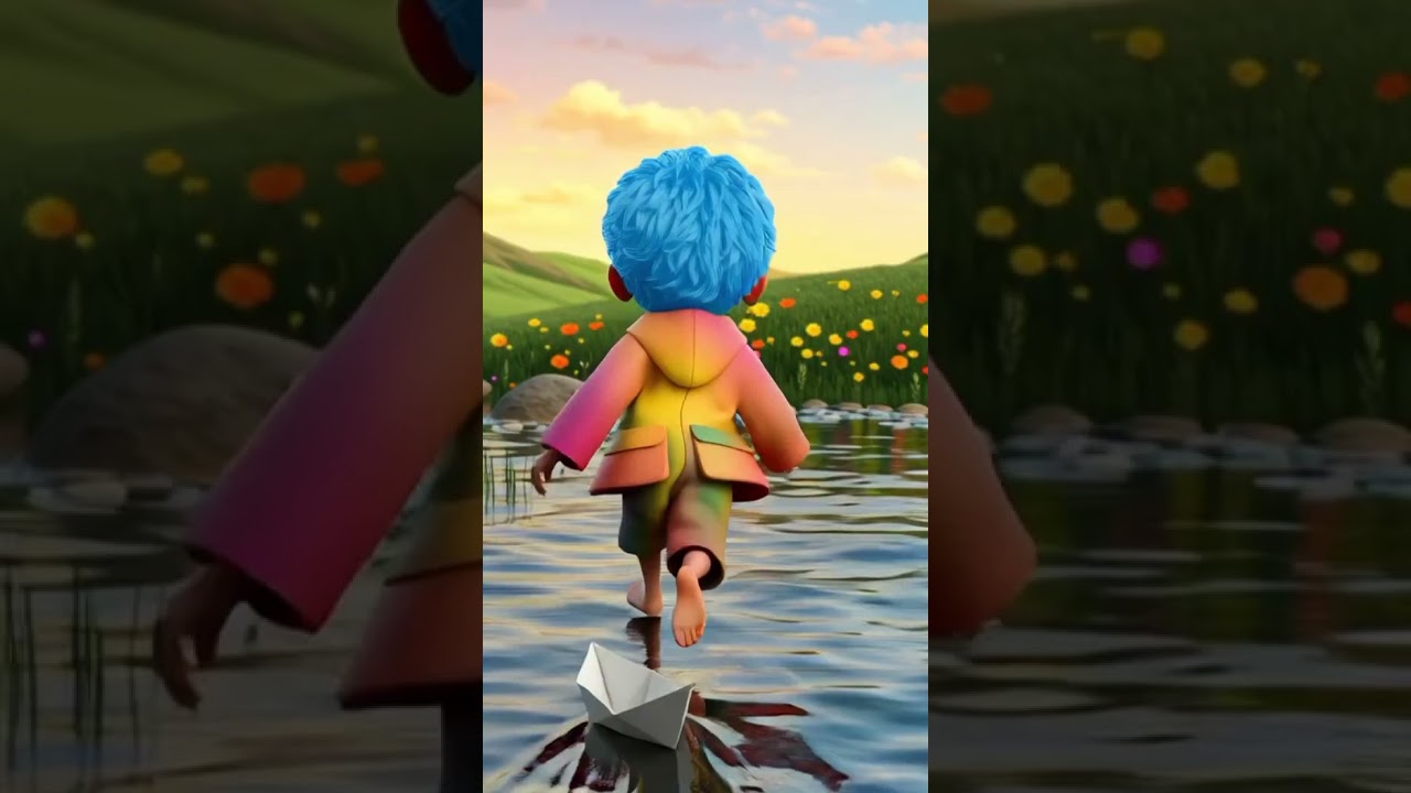 My Little Boat 🌈 | Cute Kids Short Song | Animated Kids Video | KidKad | Kids Music & Fun #kids