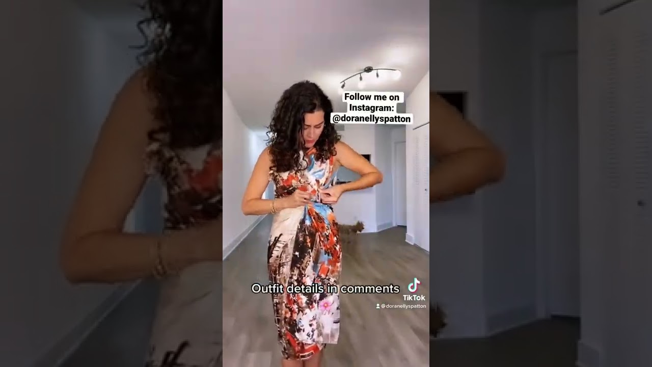 No sew dress with a scarf! #shorts #shortsvideo #fashionhacks #hacks #diy