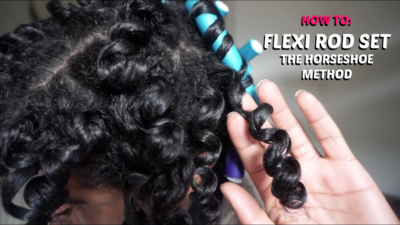 FLEXI RODS: THE HORSESHOE METHOD | Men's Natural Hair Care