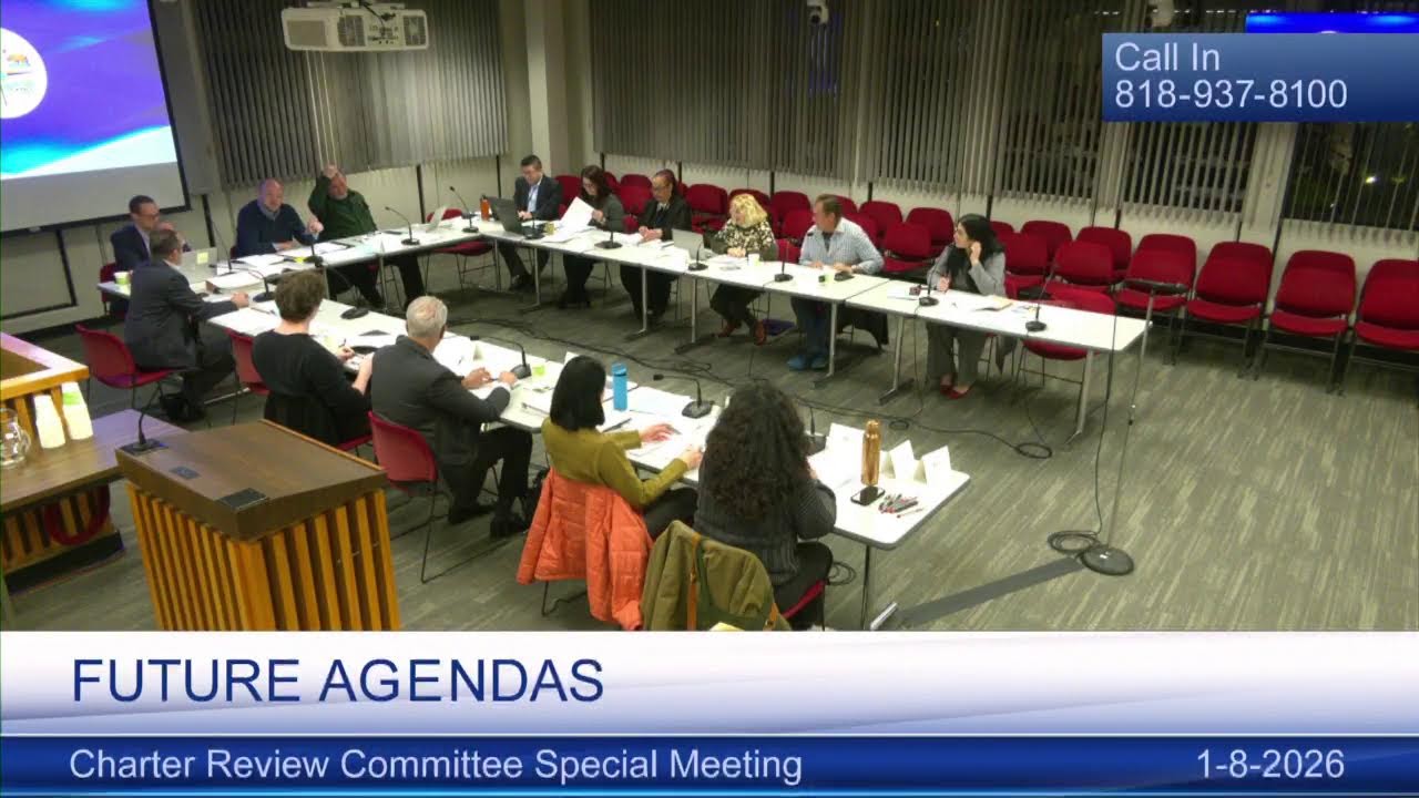 Special Charter Review Committee - 1/8/26