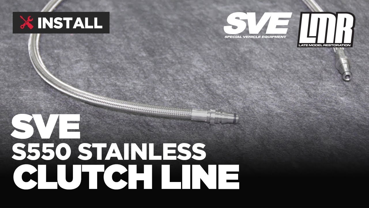 2015-2023 Mustang SVE Stainless Steel Clutch Fluid  Line Upgrade - Review & Install