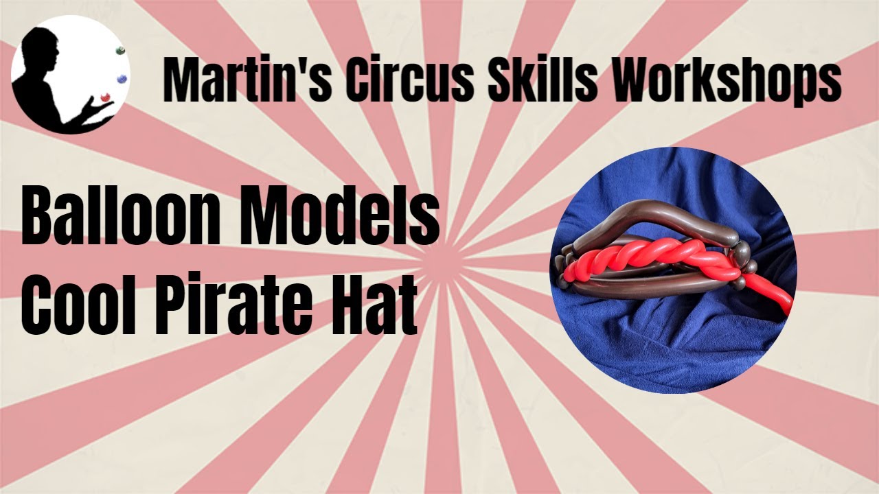 Balloon Models - Cool Pirate Hat. #pirates #balloons #hats