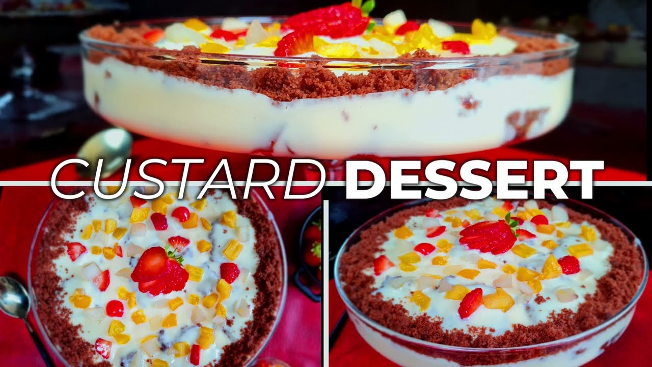 EID SPECIAL! Cake Custard Dessert | Make this delicious pudding in a few minutes!  By Yummy Halal