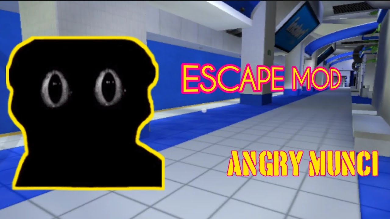 Angry munci Escape Mode in subway | Nextbots angry munci subway Escape Mod | Nextbots Chasing Subway