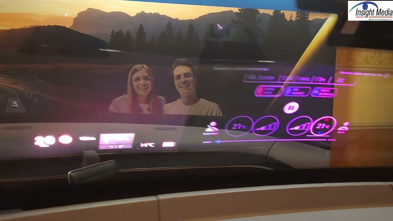 Ceres Holographics представляет прозрачные дисплеи для лобового стекла и многое другое на выставк...