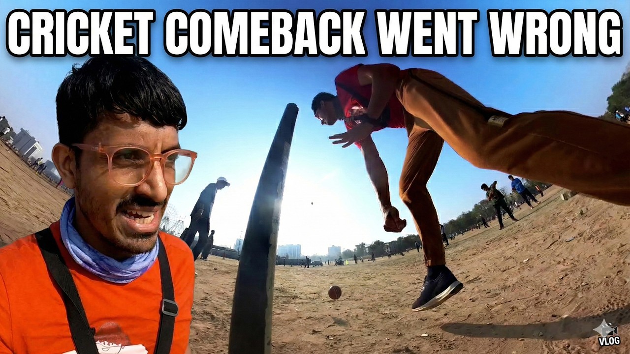 Playing after 10 years went wrong - Ahmedabad Biggest Tennis ball Cricket ground Guajrat GMDC Ground