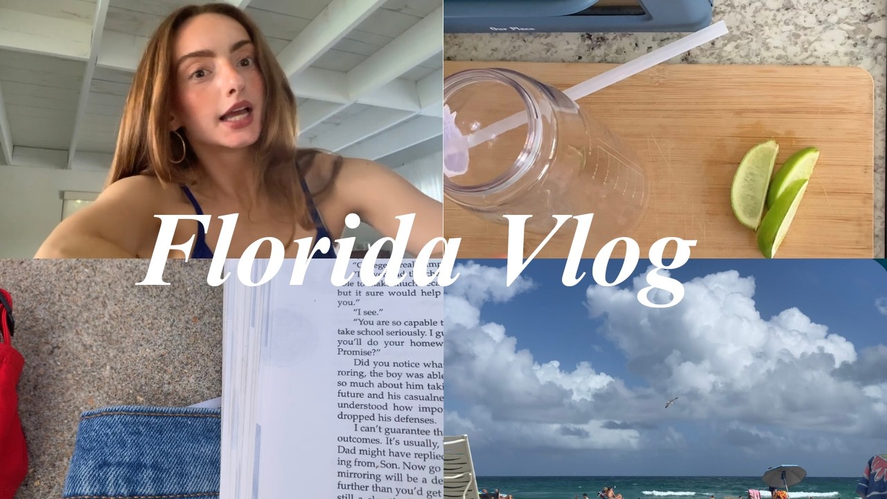 Florida Vlog: Quick Weekend in My Life. Working, Going to the Beach, and a Date