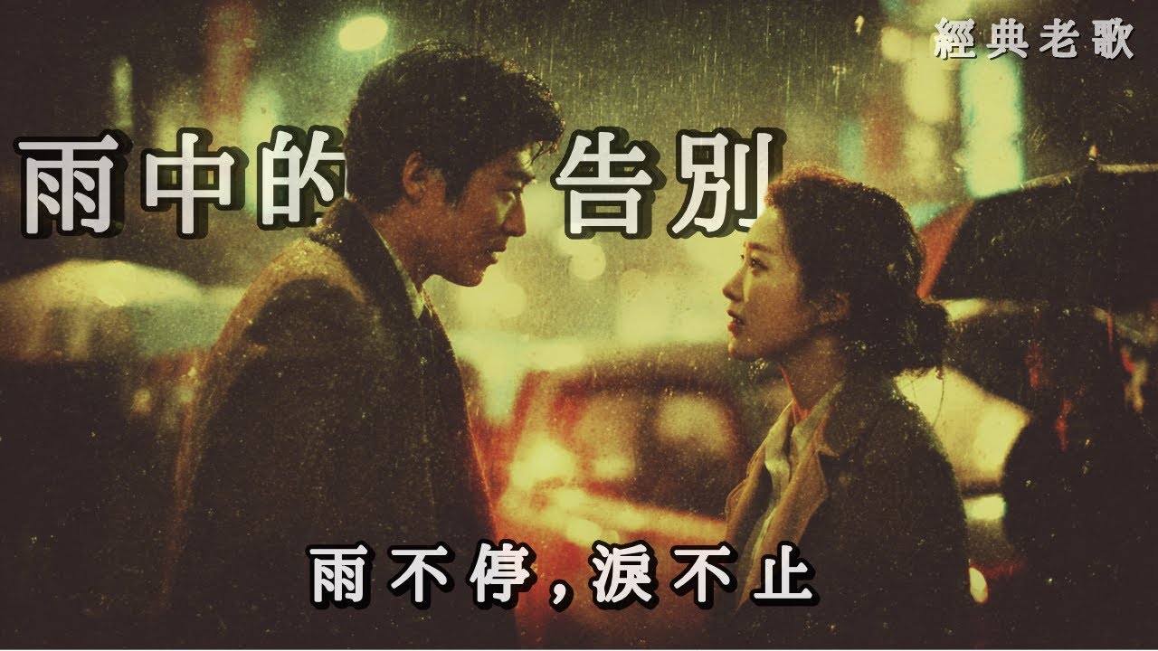 新歌上線 《雨中的告別》淚水混著雨水，聽見心碎的聲音 | 經典懷舊抒情 《Farewell in the Rain》